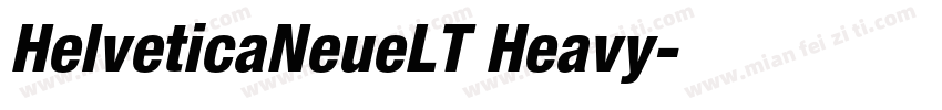 HelveticaNeueLT Heavy字体转换